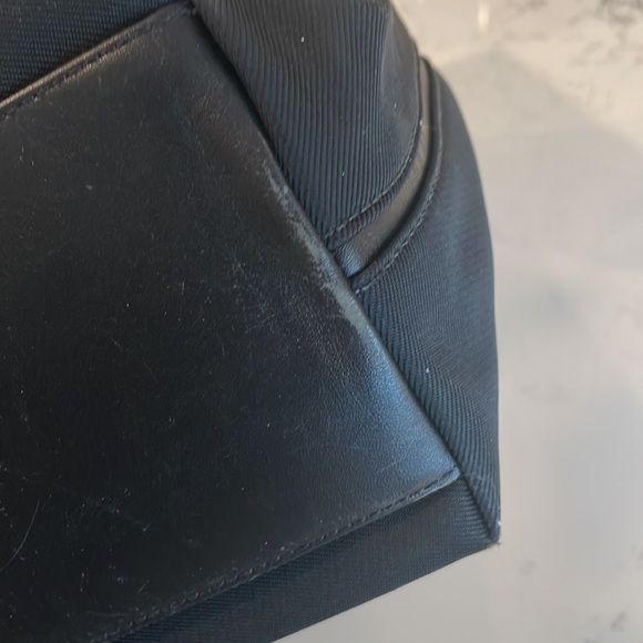 Vintage Coach Leather & Microfiber Fabric Satchel - Picture 5 of 15